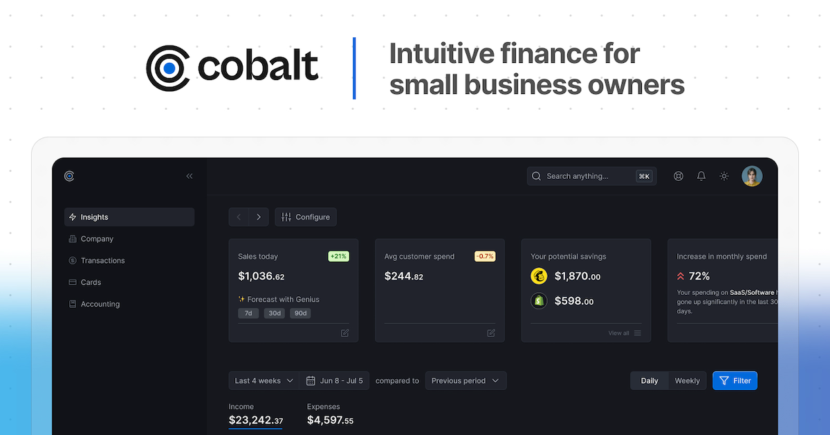 Cobalt | Unleash the power of intuitive finance